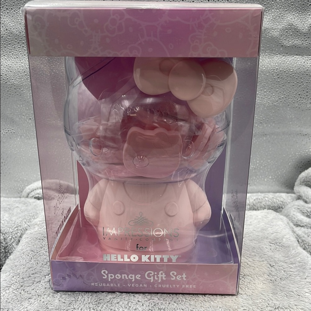 Impressions Hello Kitty Pink Sponge Gift Set